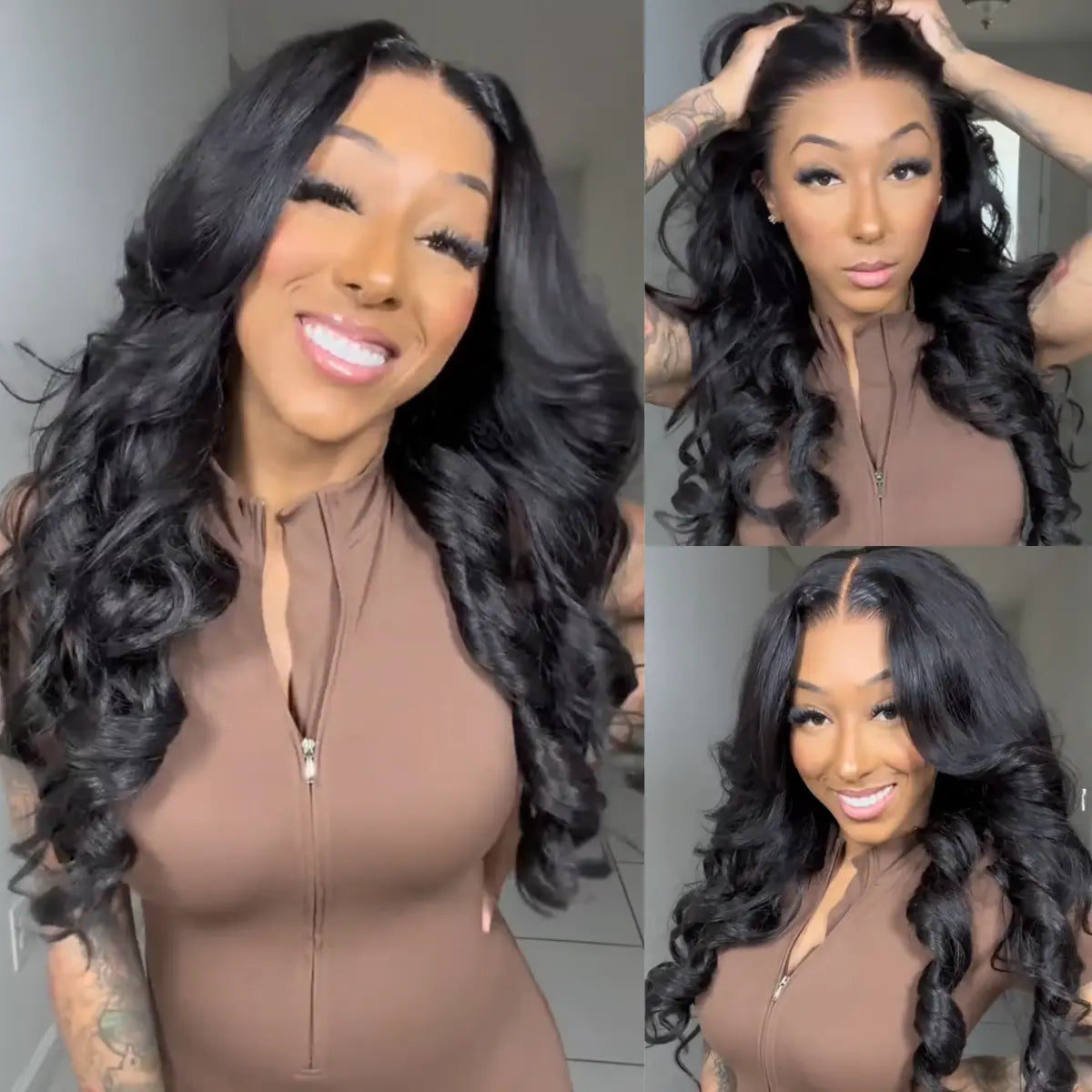 🔥Final 3 Hours: 50%OFF🔥Body Wave 13x4 Lace Frontal Wig Human Hair Pre Plucked Pre Bleached 180% Density Beginner Friendly