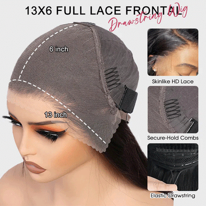 Pre-Cut Lace. Pre-Plucked Hairline. Pre-Bleached Knots. Pre-Curly 4C Edges. Just Wear & Go.
