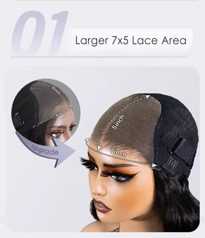 The 7×5 Lace Wig That Looks Like YOU – No Glue, No Lies, No Waiting