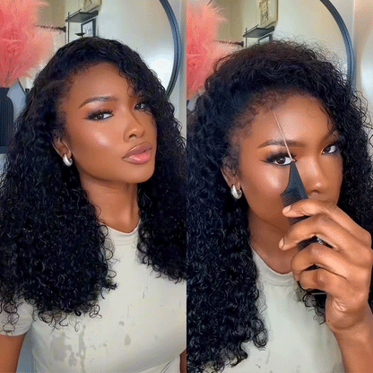 Pre-Cut Lace. Pre-Plucked Hairline. Pre-Bleached Knots. Pre-Curly 4C Edges. Just Wear & Go.