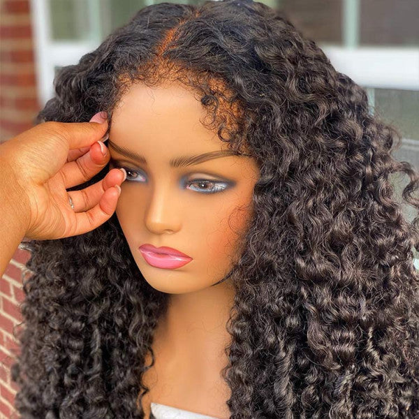 Pre-Cut Lace. Pre-Plucked Hairline. Pre-Bleached Knots. Pre-Curly 4C Edges. Just Wear & Go.