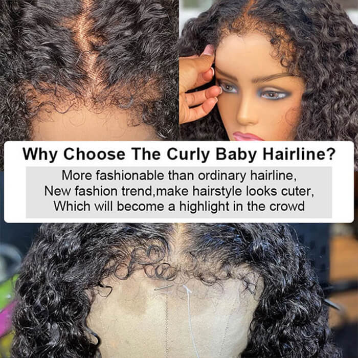 Pre-Cut Lace. Pre-Plucked Hairline. Pre-Bleached Knots. Pre-Curly 4C Edges. Just Wear & Go.