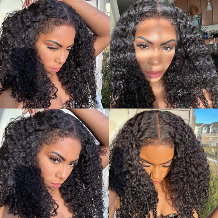 Pre-Cut Lace. Pre-Plucked Hairline. Pre-Bleached Knots. Pre-Curly 4C Edges. Just Wear & Go.