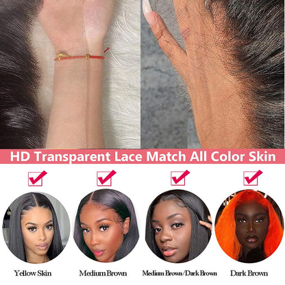 Pre-Cut Lace. Pre-Plucked Hairline. Pre-Bleached Knots. Pre-Curly 4C Edges. Just Wear & Go.